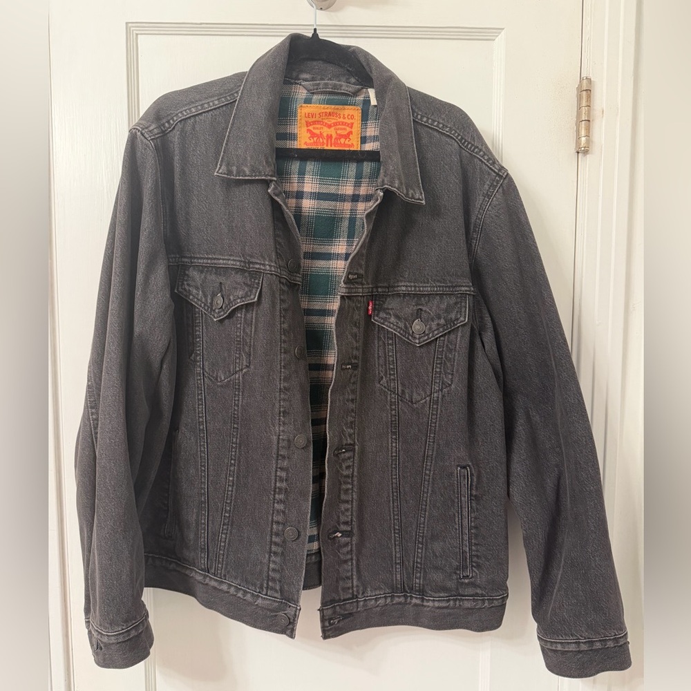 Men's Vintage Levis Charcoal Denim Jacket